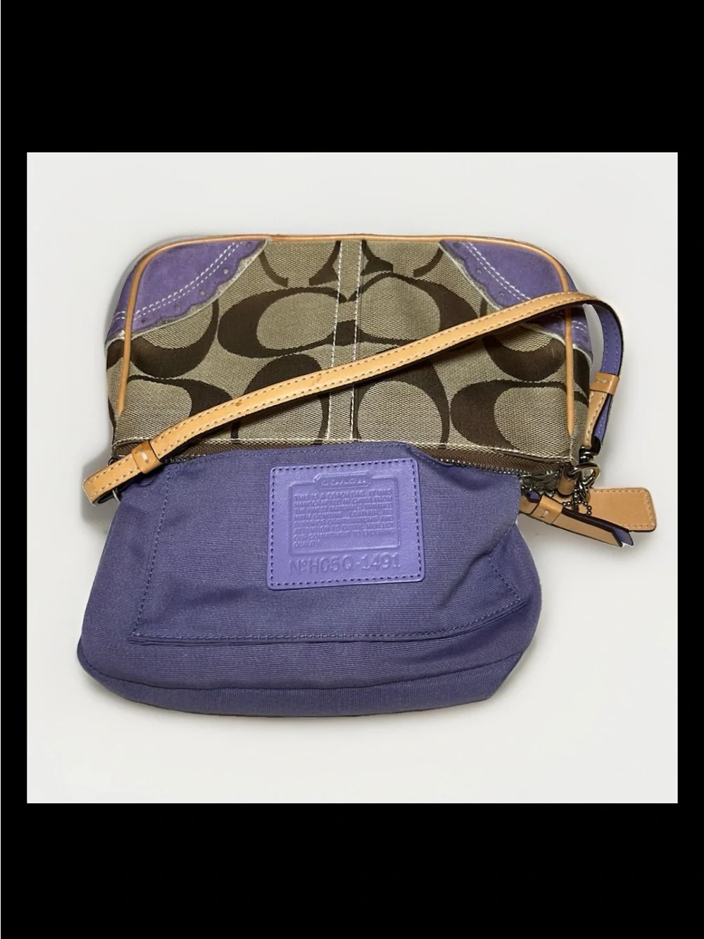 Coach Ltd. Ed. Signature Fish & Coral Appliqué Demi Hand Bag 2005 Style: (#1491)